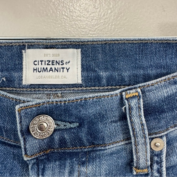 Citizens Of Humanity LYRA Women Jeans Medium Wash Blue Wide Leg Size 28 - Picture 14 of 14